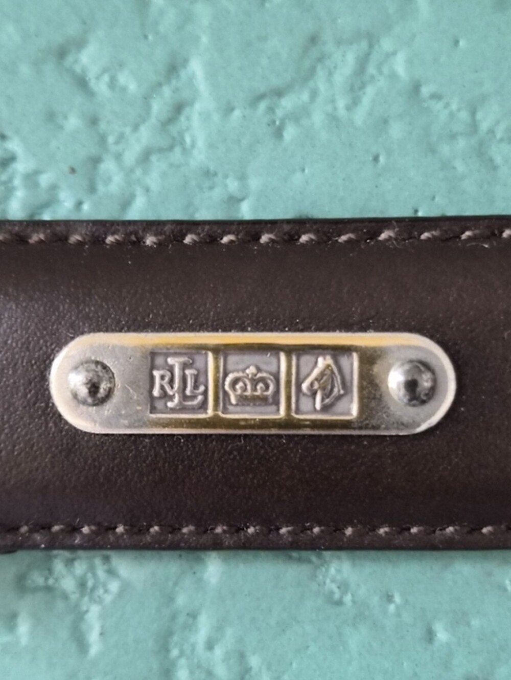 Lauren Ralph Lauren Italian Leather Brown Belt 1X Preppy Equestrian Quiet Luxury - Picture 10 of 11